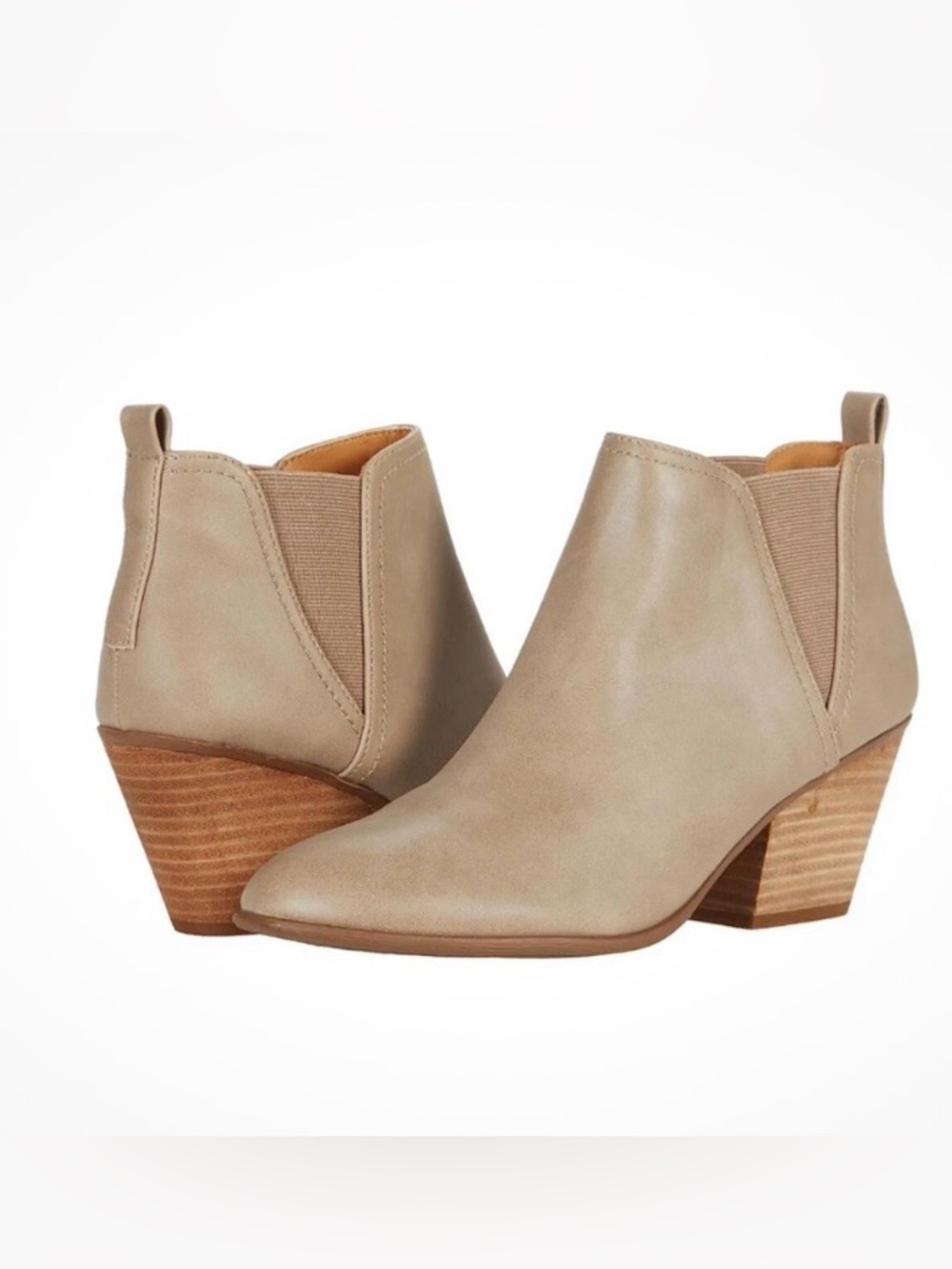 Tan Dolce Vita Heeled Ankle Bootie Women’s Size 8 Yelka.